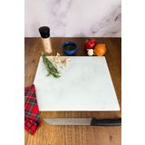 Cam Kesme Tahtası - Cam Kesme Tablası | Klasik Mermer Desenli | 29cm x 34cm