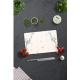 Cam Kesme Tahtası - Cam Kesme Tablası | Krem Geyikli 20CM x 30CM