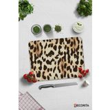 Cam Kesme Tahtası - Cam Kesme Tablası | Leopar Desen | 30cm x 40cm