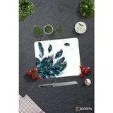 Cam Kesme Tahtası - Cam Kesme Tablası | Plumas Desen | 29cm x 34cm