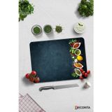 Cam Kesme Tahtası - Cam Kesme Tablası | Renkli Baharatlar | 30cm x 40cm