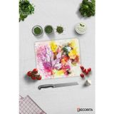 Cam Kesme Tahtası - Cam Kesme Tablası | Renkli Sonbahar | 29cm x 34cm