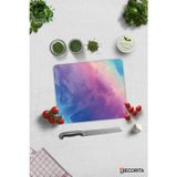 Cam Kesme Tahtası - Cam Kesme Tablası | Renkli Tuval | 29cm x 34cm
