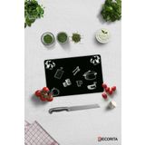 Cam Kesme Tahtası - Cam Kesme Tablası | Siyah Tahta | 20cm x 30cm