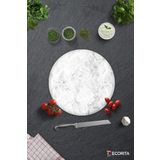 Cam Kesme Tahtası - Cam Kesme Tablası | Taş Görünümlü | Çap32cm
