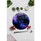 Cam Kesme Tahtası - Cam Kesme Tablası | Tropik Palmiye | Çap32cm