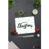 Cam Kesme Tahtası - Cam Kesme Tablası | Yeniyıl Temalı | 29cm x 34cm