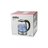 CAM KETTLE SU ISITICISI 1.8LT GİZLİ REZİDANS 360° DÖNEBİLME ÖZELLİK 1850-2200W SK-8029 (5343)