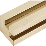 Cam Korkuluk Direği, Kapalı/Dış Mekan için Ağır Hizmet Tipi Altın Cam Korkuluk Direği, Güverte ve Merdivenler için Paslanmaz Çelik Korkuluk Sistemi, Cam, Plastik, Ahşap Panellerle Uyumlu, 50-150cm