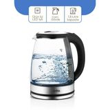 Cam - Ledli Kettle 1.8Lt Gizli Rezistans - Kablosuz 360 Derece Gövde 1500W Sk-8033 (2818)