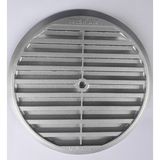Cam Menfez Alüminyum Doğal Gaz Cam Ventilasyon - Gümüş