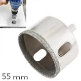 Cam Mermer Granit Delme Pancı 55mm Matkap için elmaslı Delik