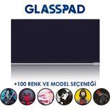 Cam Mouse Pad - Gece Mavisi - Premium Temperli Cam - 80X40 cm [large]