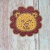 Cam Mozaik Sanat Seti Kendin Yap Dıy Mozaik Aslan Tablo Çocuk Etkinlik Hobi ve Sanat Seti