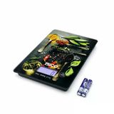 Cam Mutfak Tartısı Terazi LCD Ekran 5kg/1gr Pilli Gr/oz/ml/ıb Ölçüm İ11-028 BX40