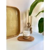 Cam Oval Kapaklı Isıya Dayanıklı Pinterest Bardak | Kahve Ve Sunum Bardağı| 430 ml (Pipet Hediyeli)