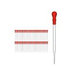Cam Pastör Pipeti 90mm - Damlatma Pipet - Cam Damlalık - 50 Adetlik Toptan Set