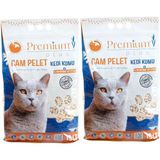 Çam Peleti Kedi Kumu 15 Lt X 2 Li Paket (30 Lt) Yavru/Yetişkin Kediler Ve Küçük Hayvanlar İçin%100 Organik Kedi Kumu - Astımlı Ve Alerjik Kediler İçin Uygun (İkili Paket)