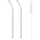 Cam Pipet Seti 2 Adet Cam Pipet 1 Adet Temizleme Fırçası, Qucco