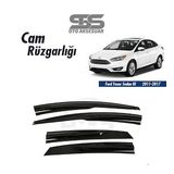 Cam Rüzgarlığı Ford Focus 2011-2017 Sedan Mügen Tip Piano Black