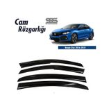 Cam Rüzgarlığı Honda Civic Fc5 2016-2020 Mügen Tip Piano Black (STS OTO AKSESUAR)