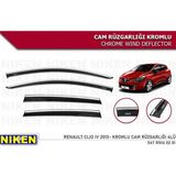 Cam Rüzgarlığı Niken Kromlu Renault Clio 4 2013 SONRASI 4lü