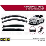 Cam Rüzgarlığı Niken Kromlu Renault Clio5 2020-> 4lü