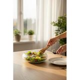 Cam Salata Kasesi - 30 Cm Orta Sunum Kasesi - Çok Amaçlı Kase Meyvelik
