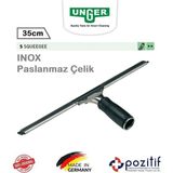 Cam Silme Aparatı Camçek 35 cm - S Kanal Paslanmaz Çelik Tutamaklı - T10 - Antrasit