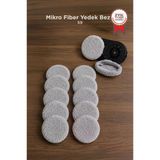 Cam Silme Temizleme Robotu Bezi 5 Li Set (10 Adet) S9 Uyumlu Mikro Fiber Yedek Bez