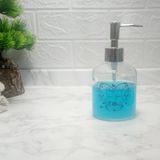 CAM SIVI SABUNLUK,KALPLİ MODEL 300ML BANYO SETİ 7,6X15,5CM