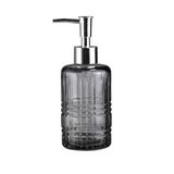 CAM SIVI SABUNLUK,YILDIZ DESENLİ GRİ 300ML 6,8X17,6CM