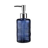 CAM SIVI SABUNLUK,YILDIZ DESENLİ MAVİ 300ML 6,8X17,6CM
