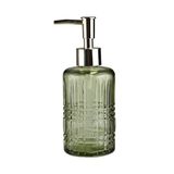 CAM SIVI SABUNLUK,YILDIZ DESENLİ YEŞİL 300ML 6,8X17,6CM