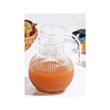 Cam Tombul Çizgili Cam Sürahi 1,9 Litre - Standart