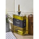 Cam Yağdanlık - Sosluk, Sirkelik - Gold Başlık - 500 ml - Şeffaf