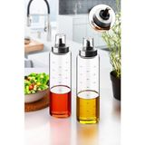 Cam Yağlık 500 ml Yağdanlık Sirkelik - Damlatmaz Yağlık Seti 2 Adet