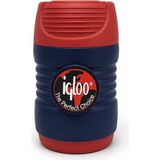 Cam Yemek Termosu - Isı Yalıtımlı - Igloo - 600 ml - Kırmızı/lacivert - 200385 - Desenli - 0,01 lt