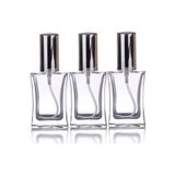 Cam Yeniden Doldurulabilir Sprey 3 Kolonya Parfüm Şişesi 50 ml - Boş Şişe 3 Adet