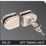 Camaks Teksan Çift Taraflı Cam Kapı Kilidi
