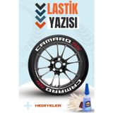 Camaro Motosiklet Ve Otomobil Araç 3D Oto Lastik Yazısı Sticker Arma Seti – 8 Adet