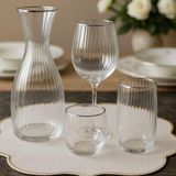 Camart 37 Parça 12 Kişilik Su Takımı Bohemia Kristal Carino Platin