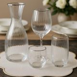 Camart 37 Parça 12 Kişilik Su Takımı Bohemia Kristal Carino Platin