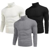 Çamaşır Kenti 3 Adet Kaşkorse Boğazlı Full Likralı Fitilli Body Kazak - Çok Renkli - Standart