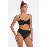 Çamaşır Kenti Argento 1478-3001 Kadın Double Push-Up Bikini Takımı - 38 - Siyah
