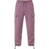Çamaşır Kenti Erkek Baggy Üç Iplik Kargo Cepli Eşofman Ayarlanabilir Paça Beli Ipli Pantolon - Gül Kurusu - XL