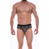 Çamaşır Kenti Erkek Desenli Jockstrap Çamaşır