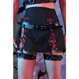 Çamaşır Kenti Seksi Deri Jartiyer Harness - APFT804