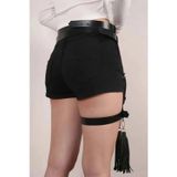 Çamaşır Kenti Tek Bacak Deri Jartiyer Harness - CMSR1172