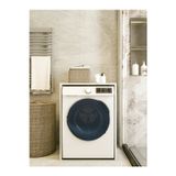 Çamaşır Makinesi Dolabı Parlak Beyaz Modern Banyo Dolabı Alt